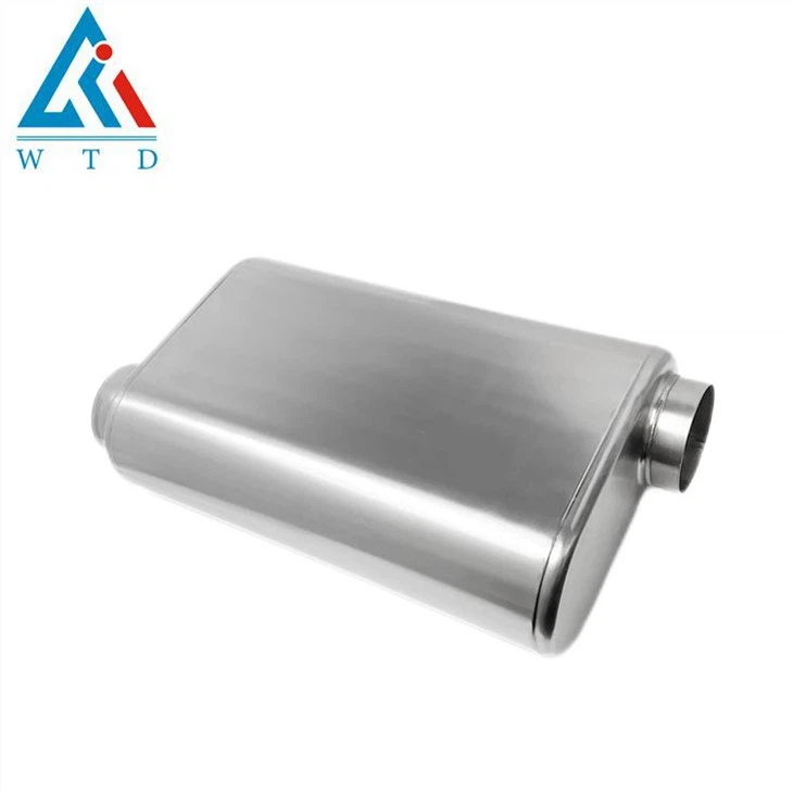 2,5 dyuymli oval titanium poyga susturucu